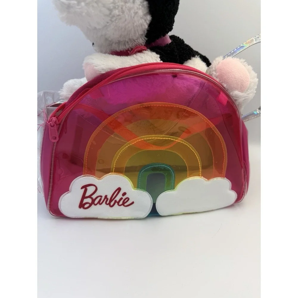 MATTEL Barbie Dreamtopia Kiss & Care Pet Care Pet Carrybag Rainbow PINK With Cat